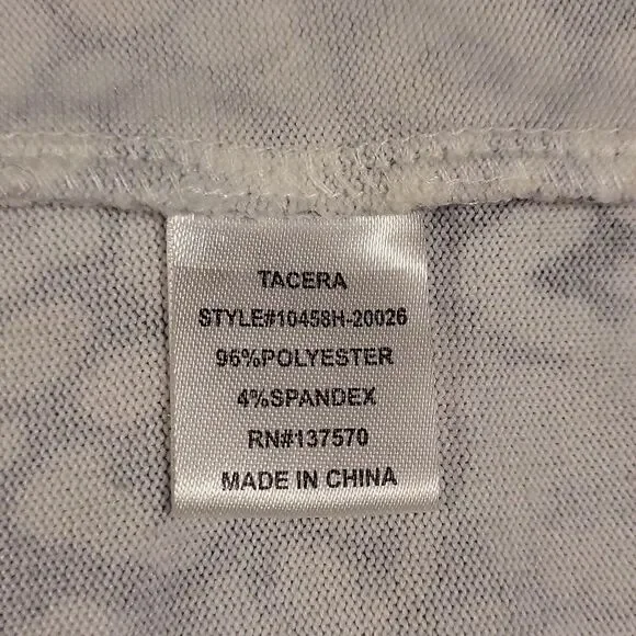 Tacera Animal Print Tunic Sweater Size XL Corded Sleeves - Picture 6 of 9